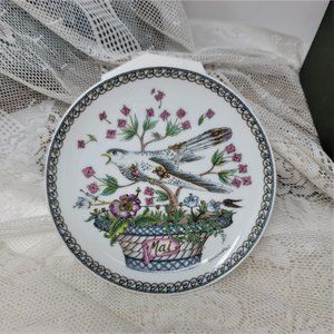 Hutschenreuther collector's plate Bird May Cuckoo